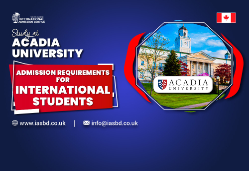 Acadia University admission requirements for international students Cover Photo