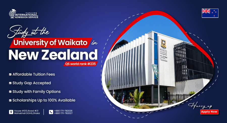 Get Admission to the University of Waikato from Bangladesh | Apply Now!