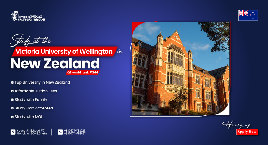 Apply for Admission at the Victoria University of Wellington in New Zealand