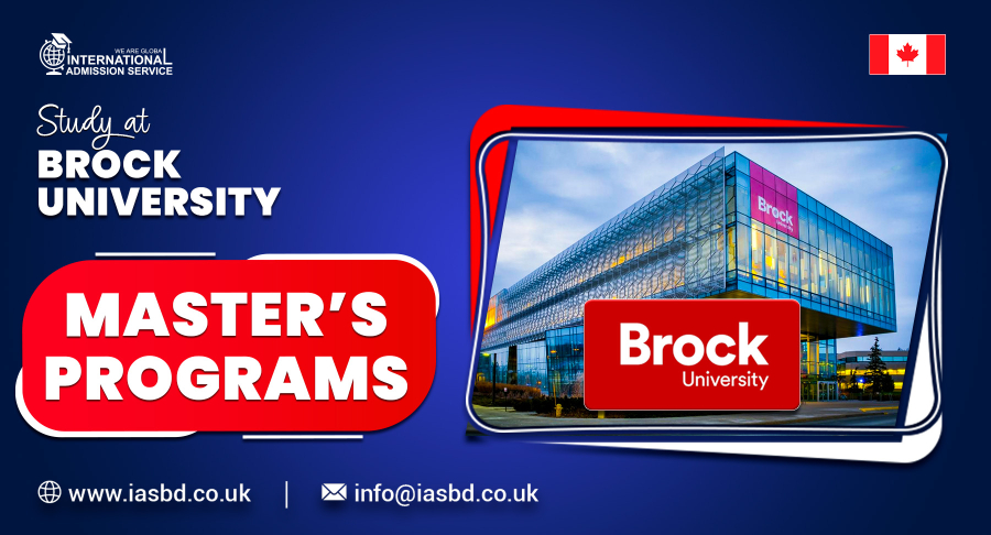 Brock University Master’s Programs for International Students