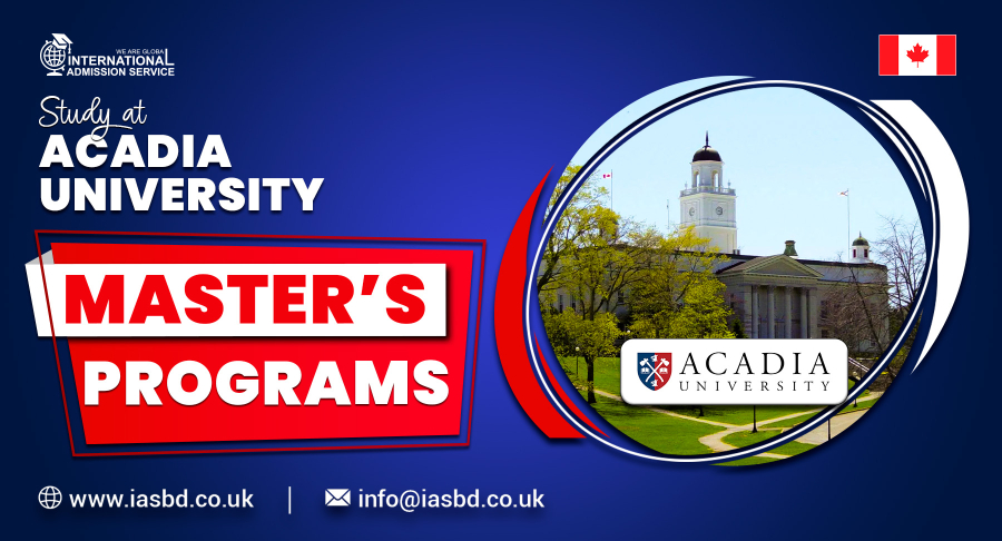 Acadia University Master's Programs for International Students