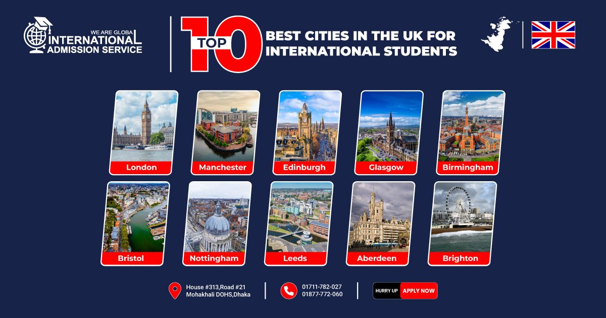Explore Top Student Cities in UK for International Students