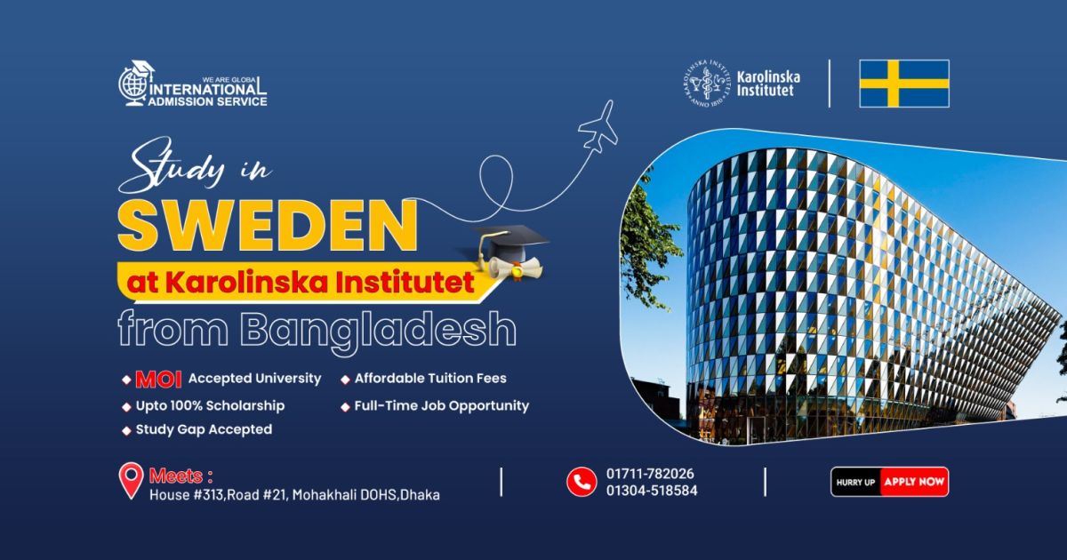 Study in Sweden from Bangladesh at Karolinska Institutet | Study Abroad